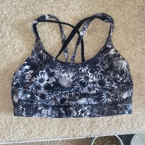 Lululemon floral sports bra